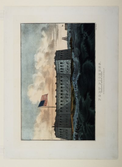 Fort Pickens, c.1862 by N. and Ives, J.M. Currier